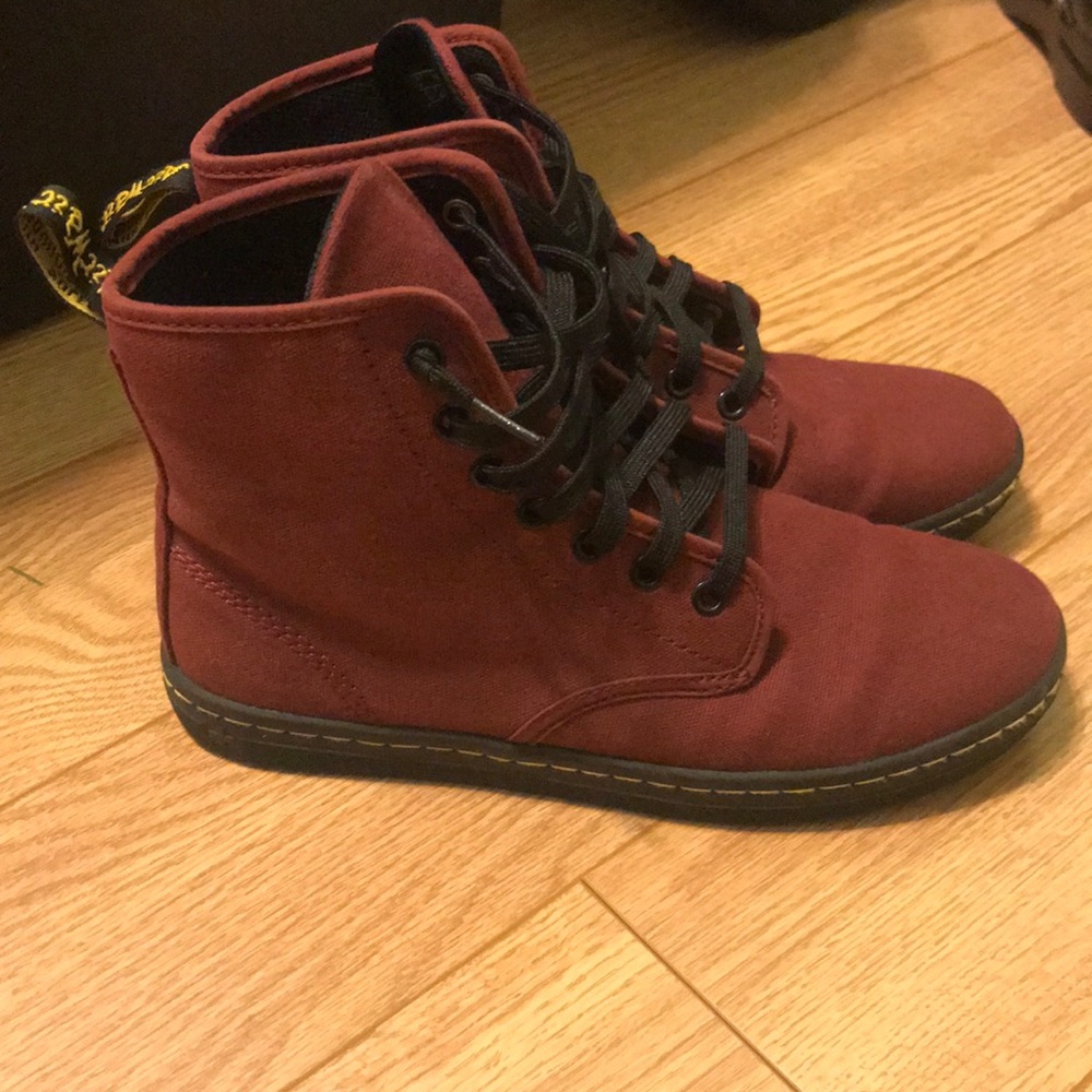 Maroon Dr. Martins